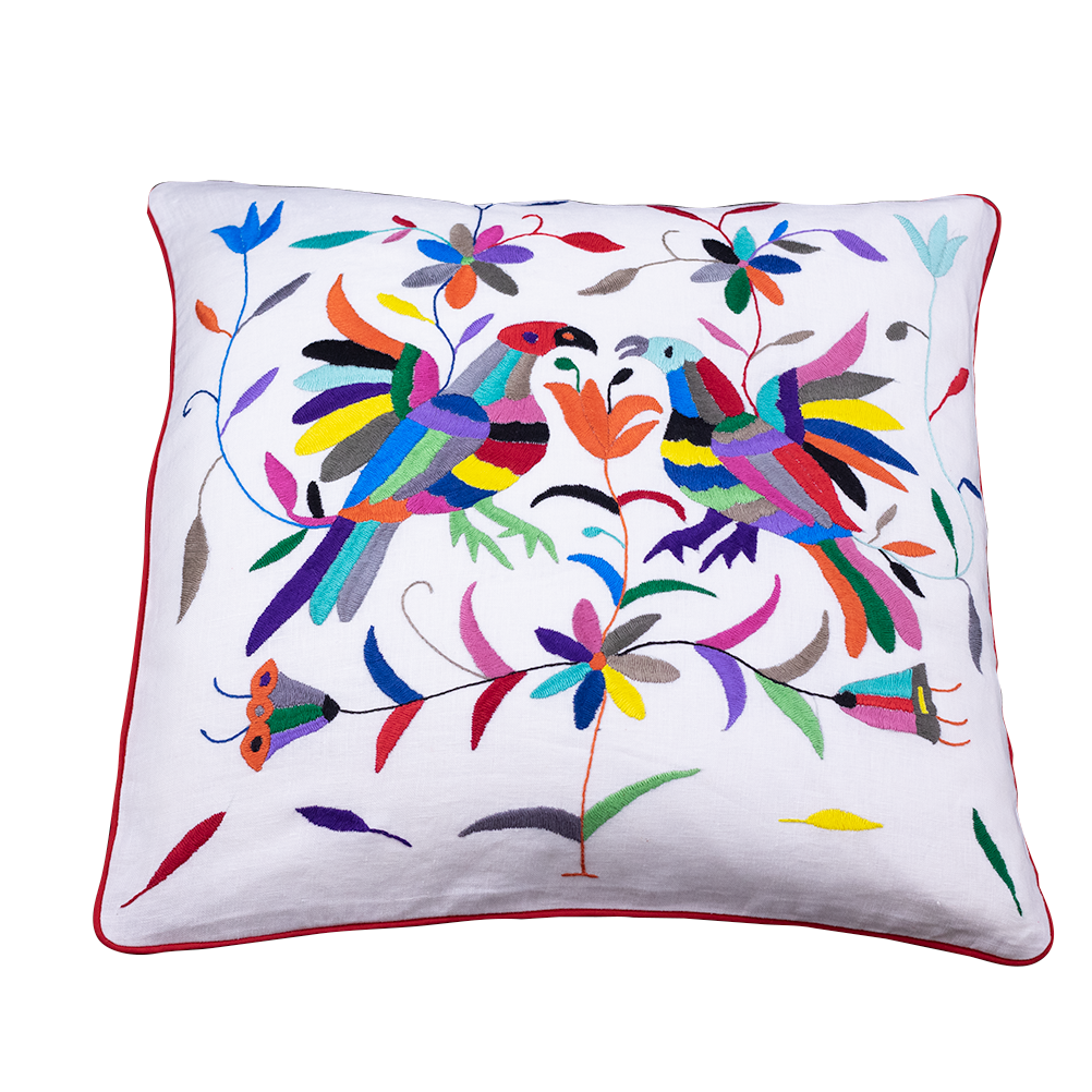 Tenango multicolor birds - 50x50cm