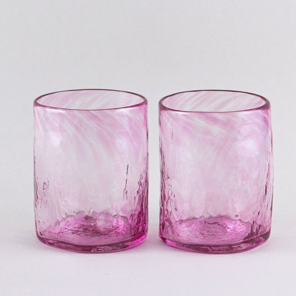 Set of 2 tumblers, pink